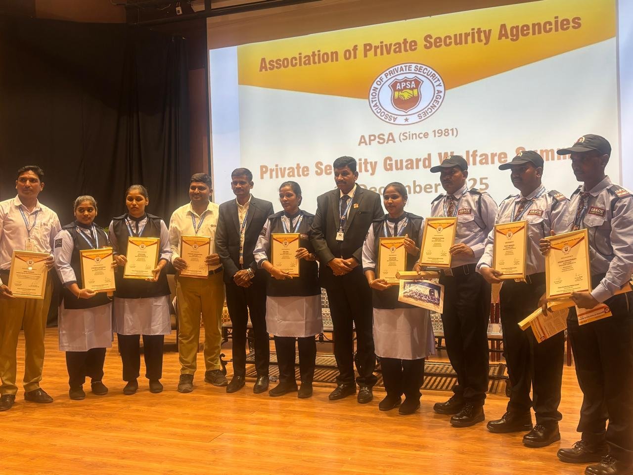 APSA Private Security Guard Welfare awards